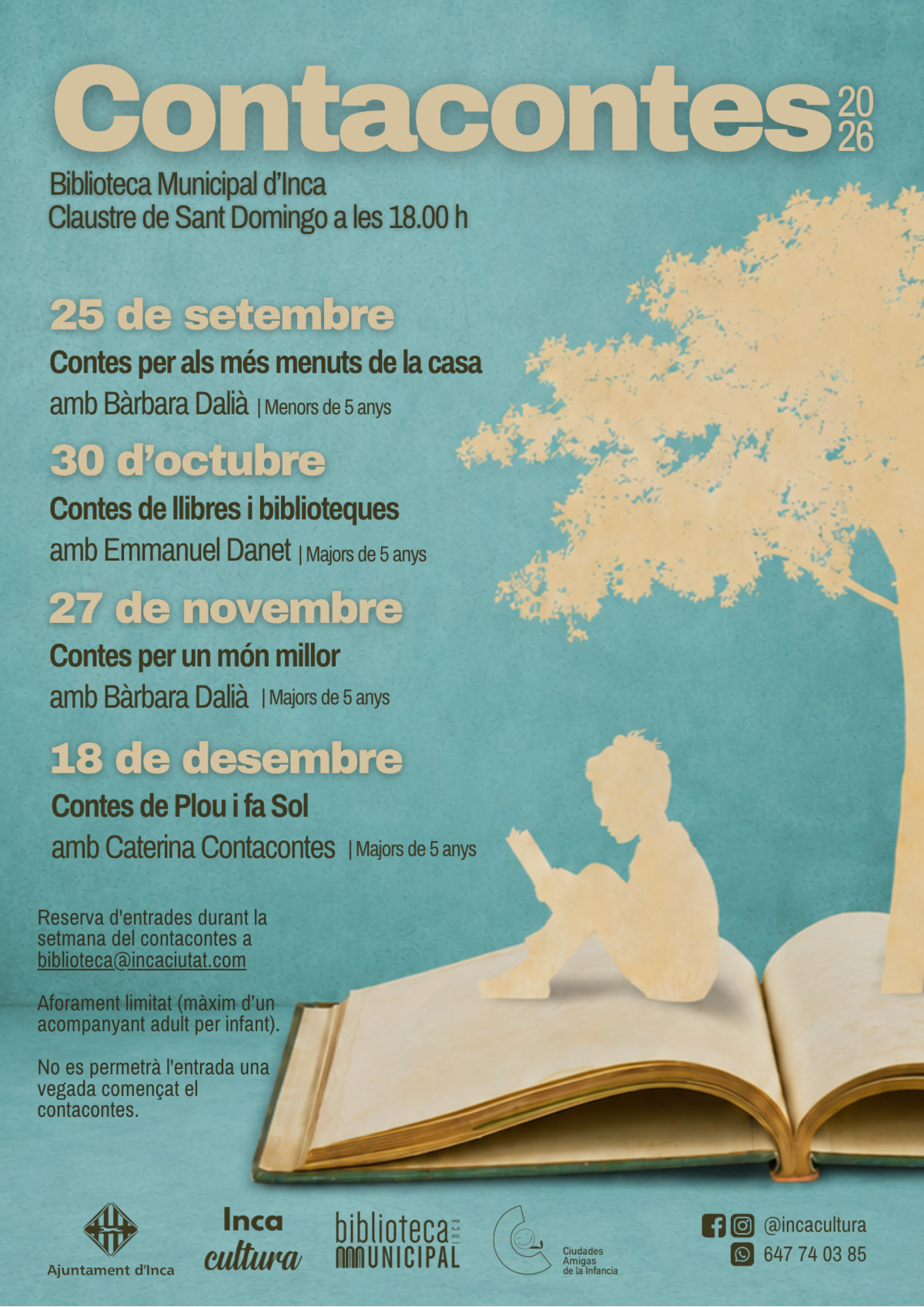 Cuentacuentos en la biblioteca 2026